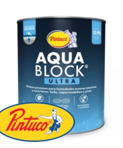 PINTURA IMPERMEABILIZANTE AQUABLOCK ULTRA PINTUCO